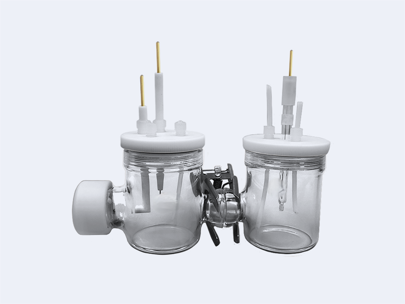 H-type Membrane Single Channel Photoelectrochemical Cell, unsealed