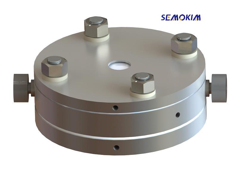 In-situ Raman Battery Test cell